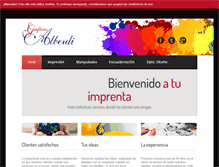 Tablet Screenshot of graficasalberdi.es